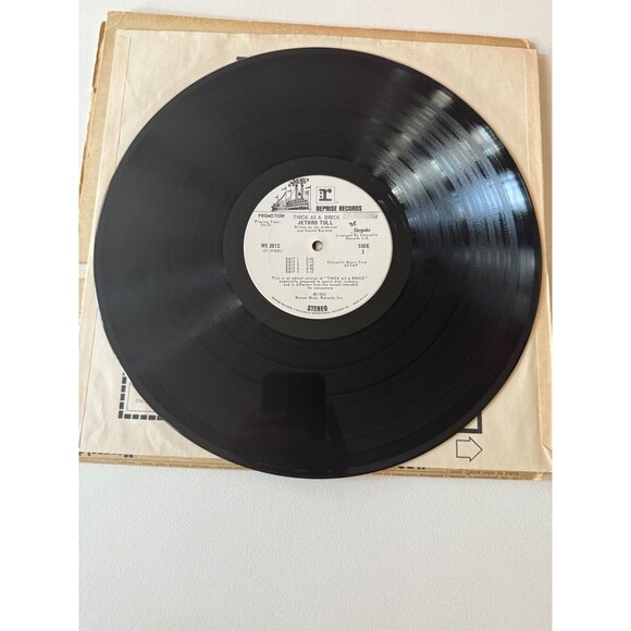 Jethro Tull Thick As A Brick LP 1972 White Label DJ Promo MS 2072 VG Newspaper - Picture 11 of 16